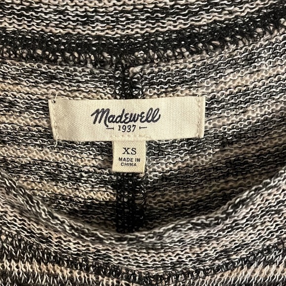 Madewell Striped Short Sleeve Sweater Size XS - Picture 4 of 5